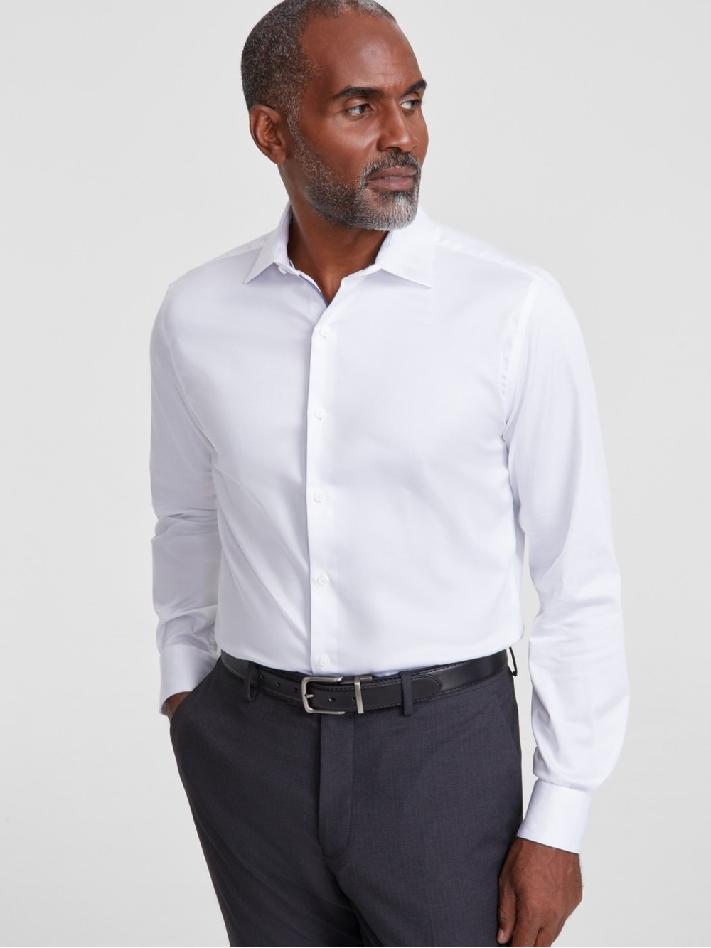 Bar Iii Men's Spread-Collar Sateen Dress Shirt